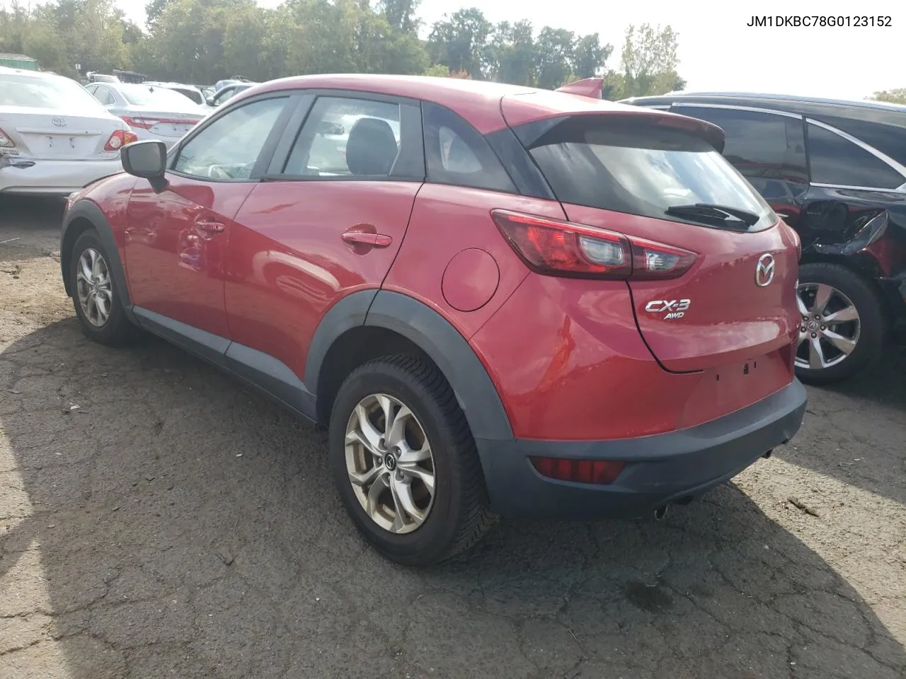 JM1DKBC78G0123152 2016 Mazda Cx-3 Touring