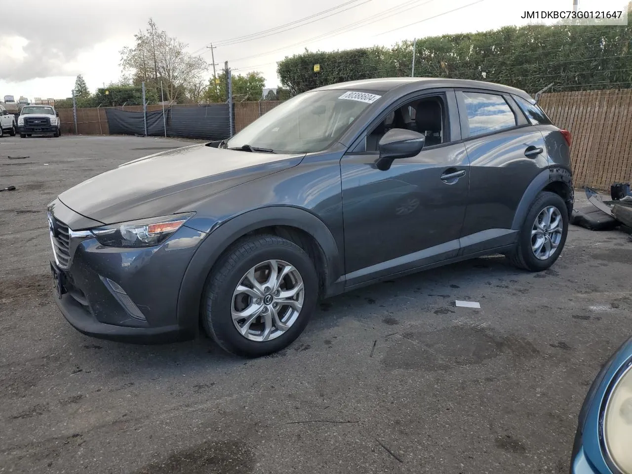 2016 Mazda Cx-3 Touring VIN: JM1DKBC73G0121647 Lot: 80388604