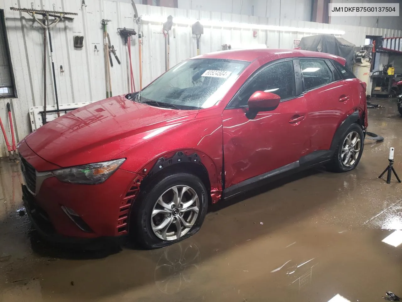 2016 Mazda Cx-3 Sport VIN: JM1DKFB75G0137504 Lot: 80524504