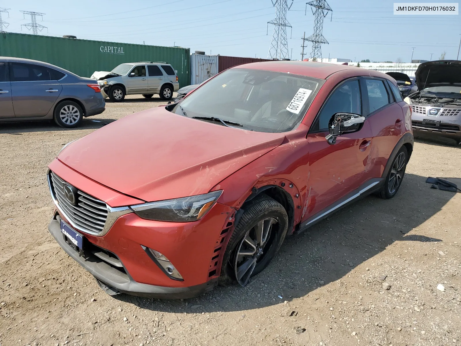 JM1DKFD70H0176032 2017 Mazda Cx-3 Grand Touring