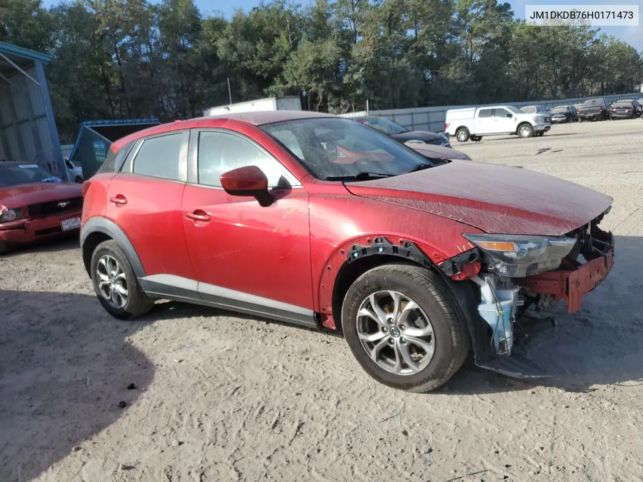 2017 Mazda Cx-3 Sport VIN: JM1DKDB76H0171473 Lot: 78037794