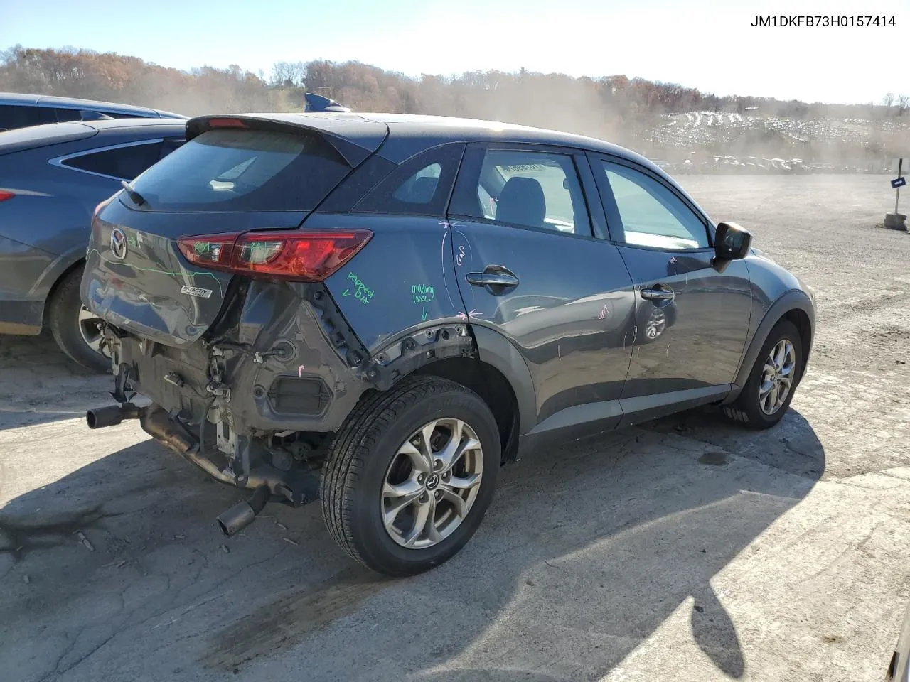 2017 Mazda Cx-3 Sport VIN: JM1DKFB73H0157414 Lot: 78799624