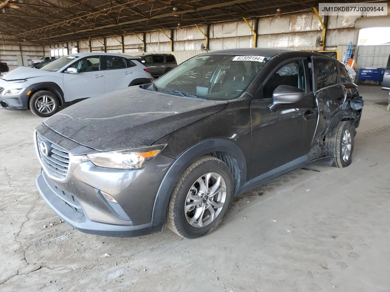 2018 Mazda Cx-3 Sport VIN: JM1DKDB77J0309544 Lot: 62309194