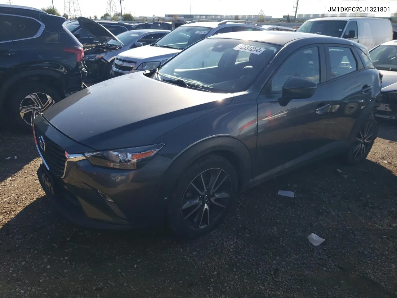 2018 Mazda Cx-3 Touring VIN: JM1DKFC70J1321801 Lot: 72391254