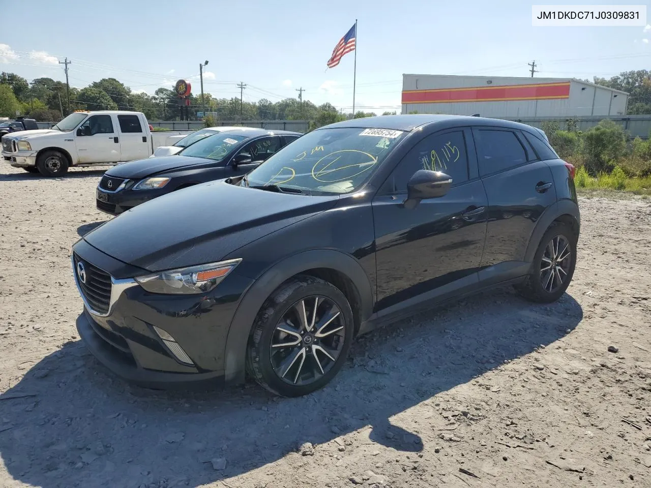 2018 Mazda Cx-3 Touring VIN: JM1DKDC71J0309831 Lot: 72695754