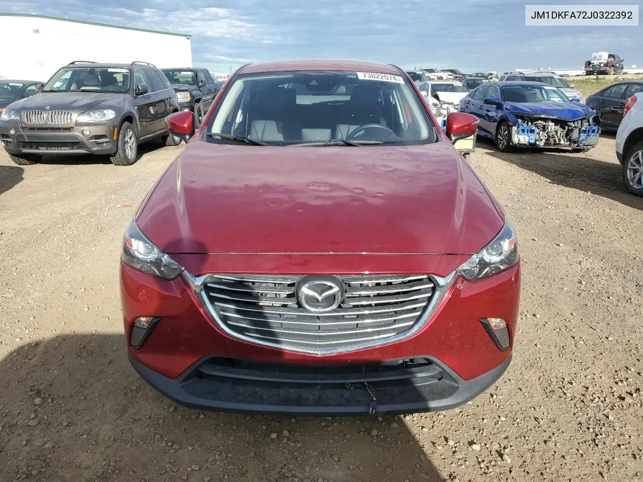 2018 Mazda Cx-3 Sv VIN: JM1DKFA72J0322392 Lot: 73022074