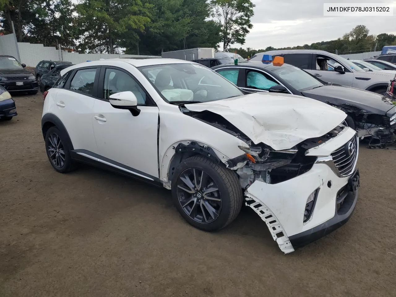 2018 Mazda Cx-3 Grand Touring VIN: JM1DKFD78J0315202 Lot: 73133634