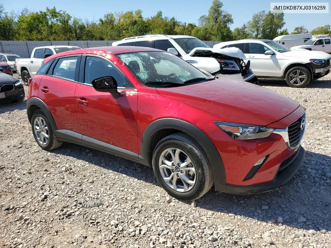 2018 Mazda Cx-3 Sport VIN: JM1DKDB7XJ0316259 Lot: 74517804