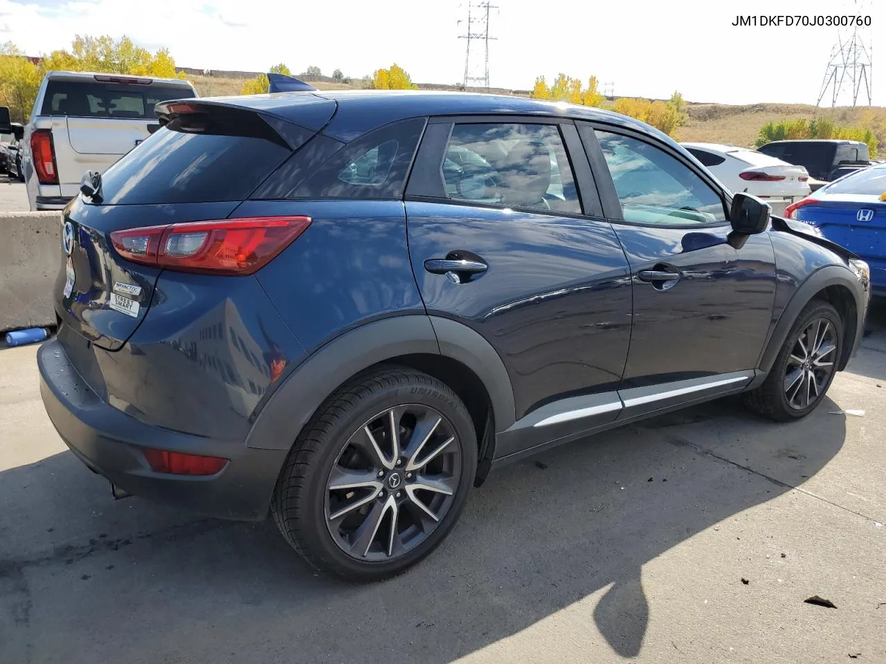 2018 Mazda Cx-3 Grand Touring VIN: JM1DKFD70J0300760 Lot: 74960034