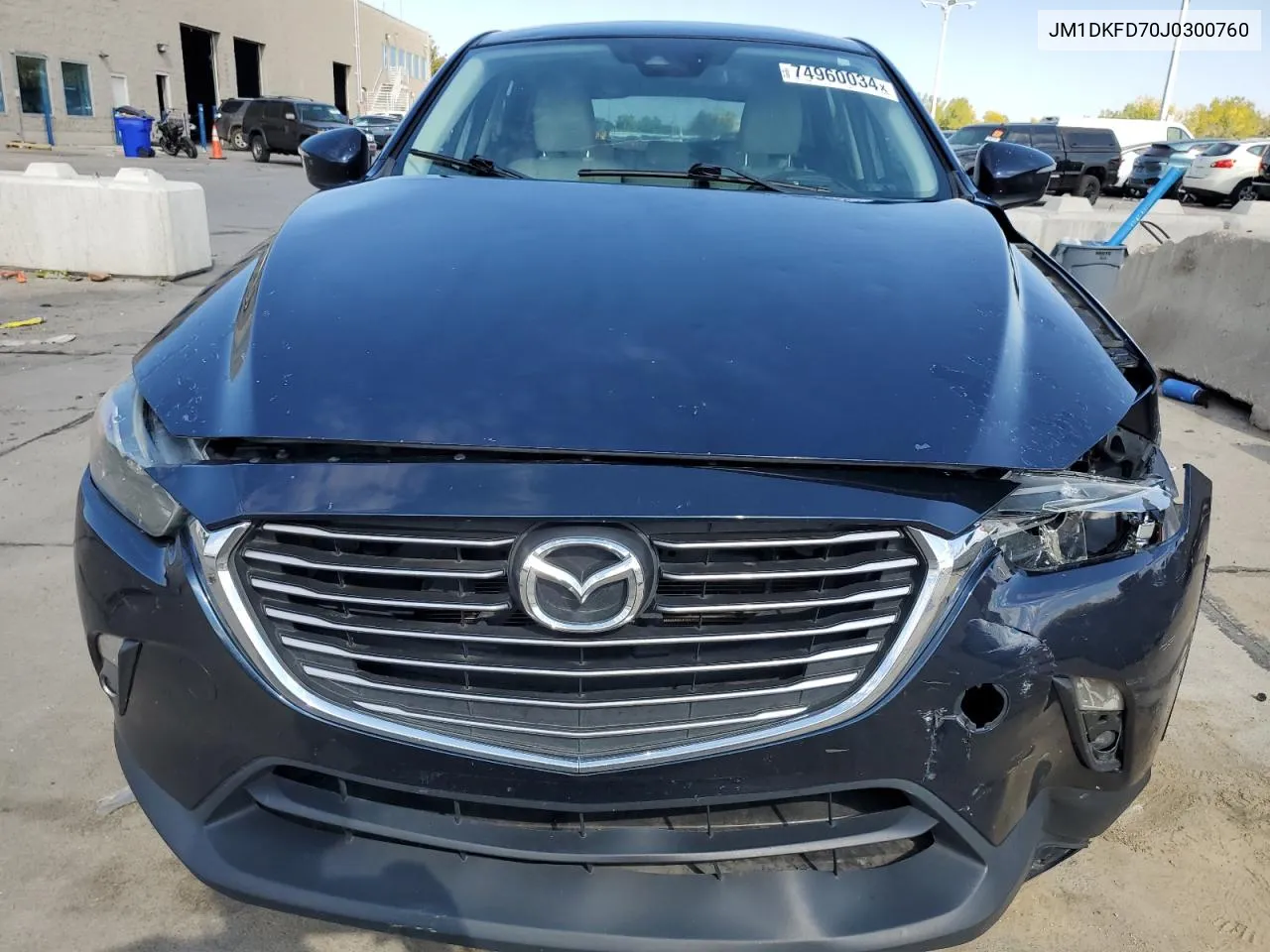 2018 Mazda Cx-3 Grand Touring VIN: JM1DKFD70J0300760 Lot: 74960034