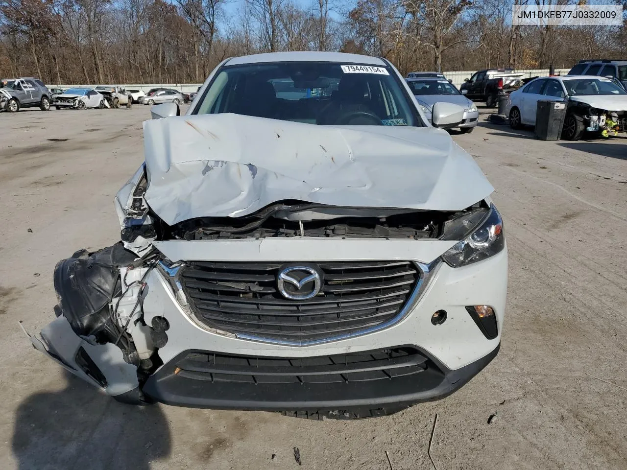 2018 Mazda Cx-3 Sport VIN: JM1DKFB77J0332009 Lot: 79449154