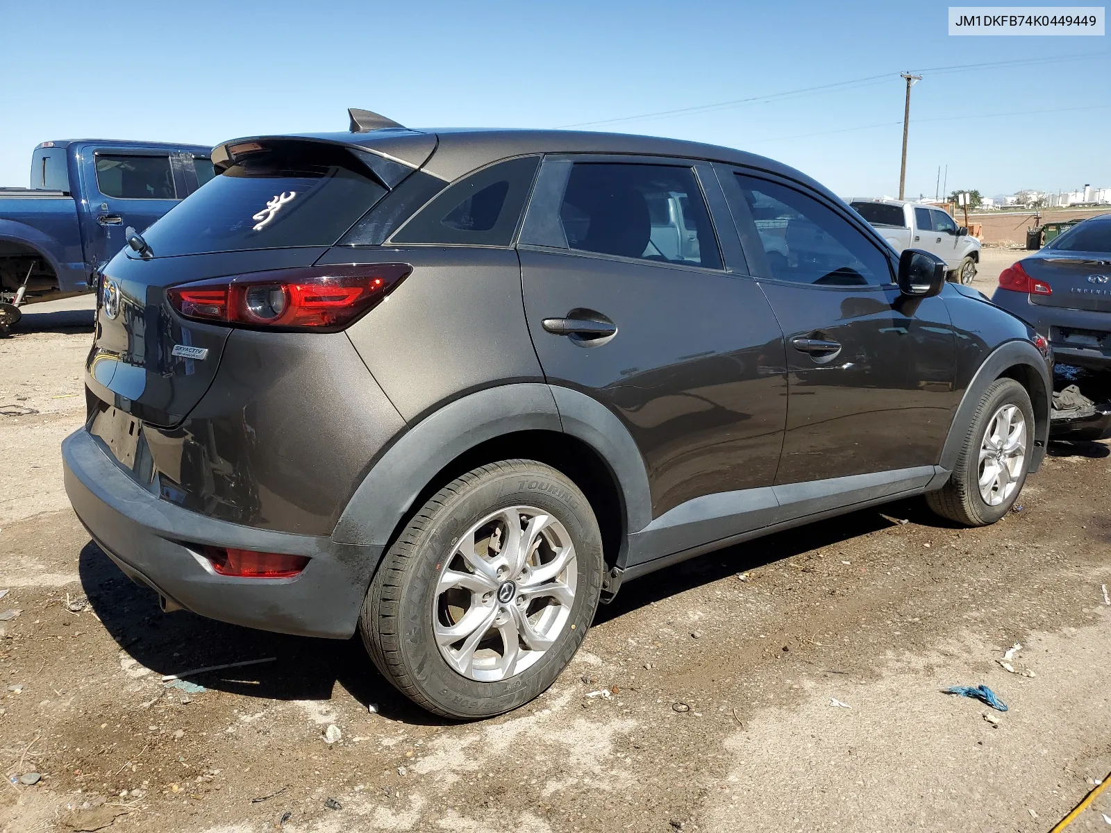 2019 Mazda Cx-3 Sport VIN: JM1DKFB74K0449449 Lot: 66873254