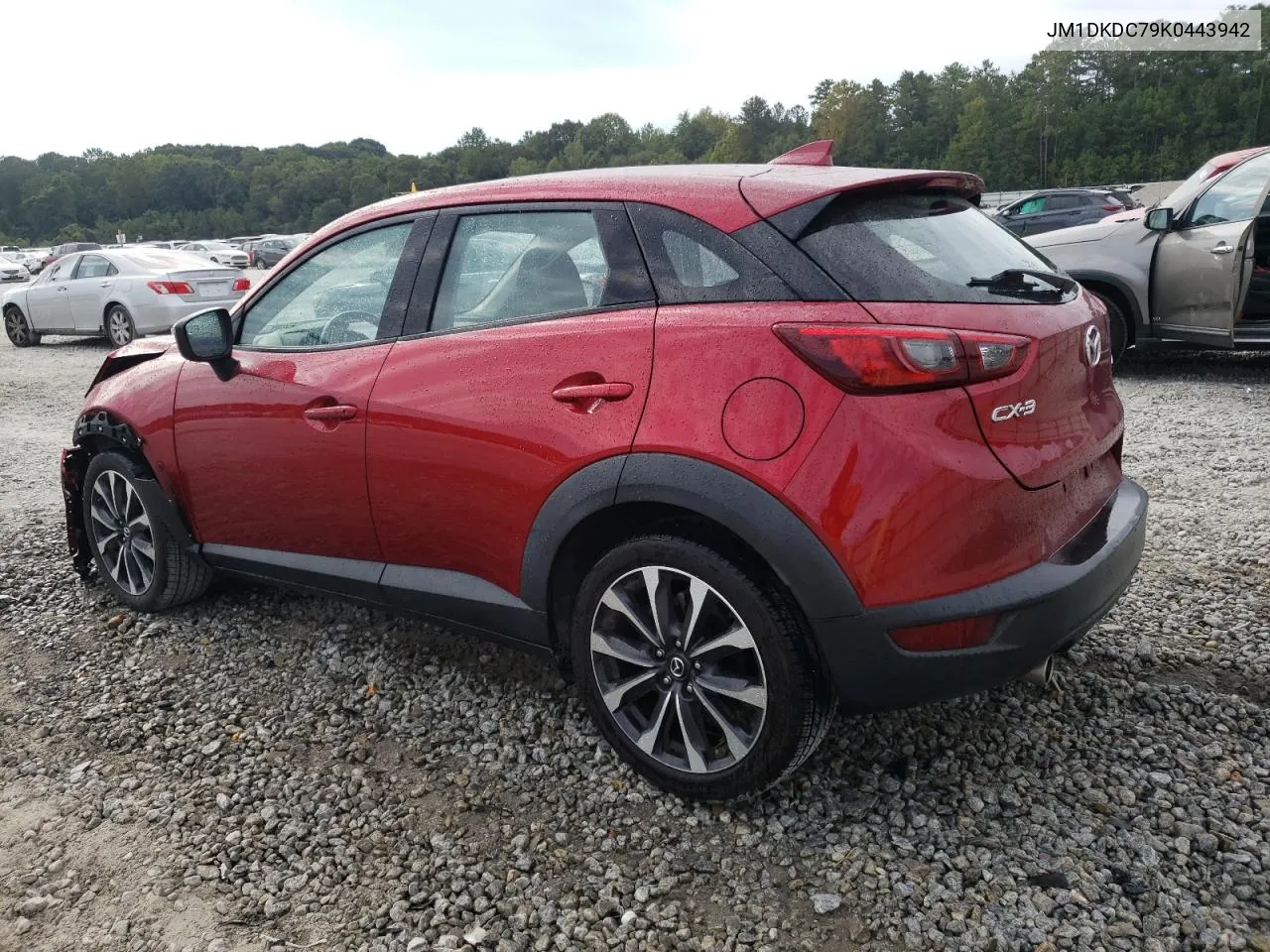 JM1DKDC79K0443942 2019 Mazda Cx-3 Touring