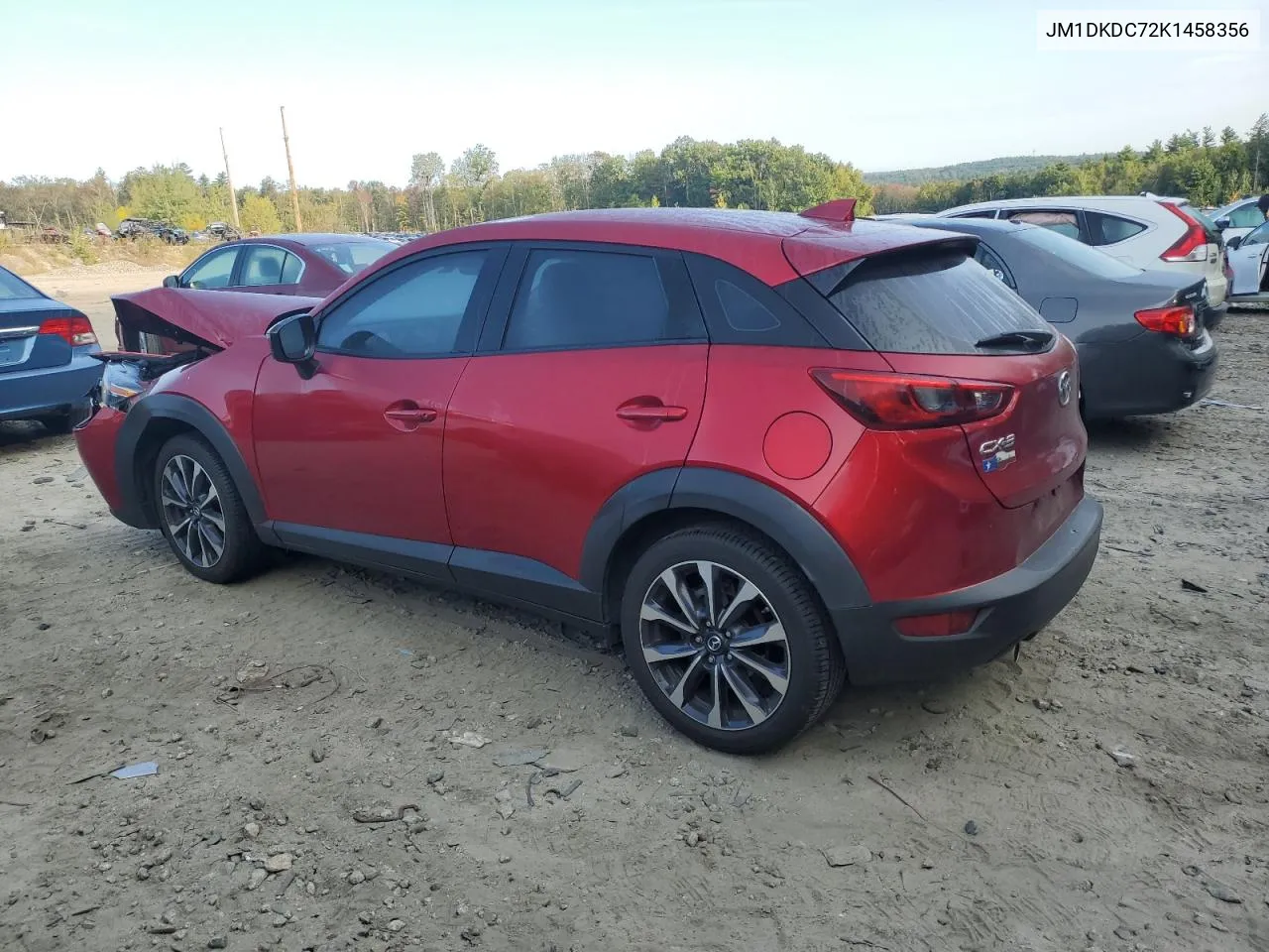 2019 Mazda Cx-3 Touring VIN: JM1DKDC72K1458356 Lot: 70574094