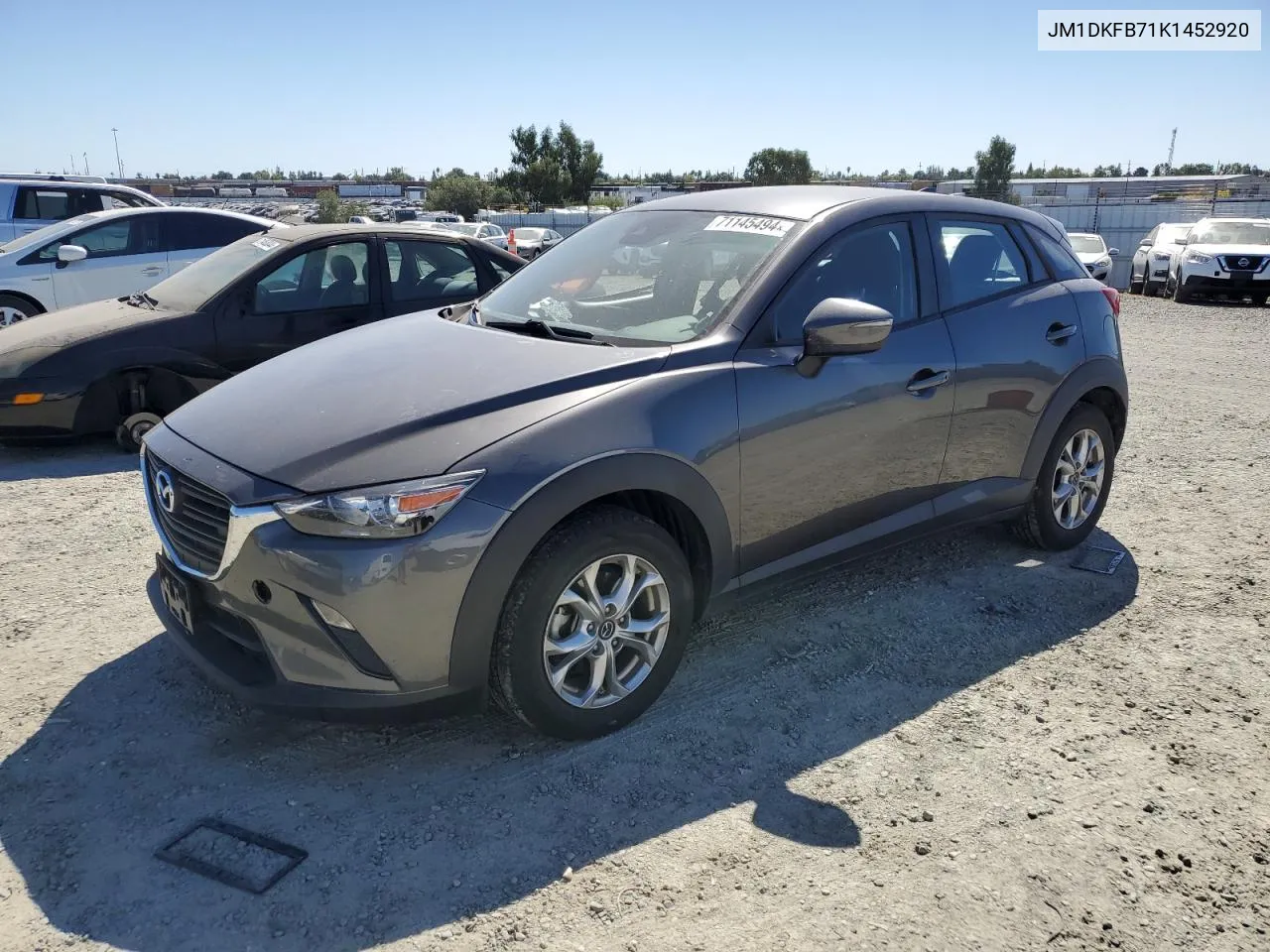 2019 Mazda Cx-3 Sport VIN: JM1DKFB71K1452920 Lot: 71145494