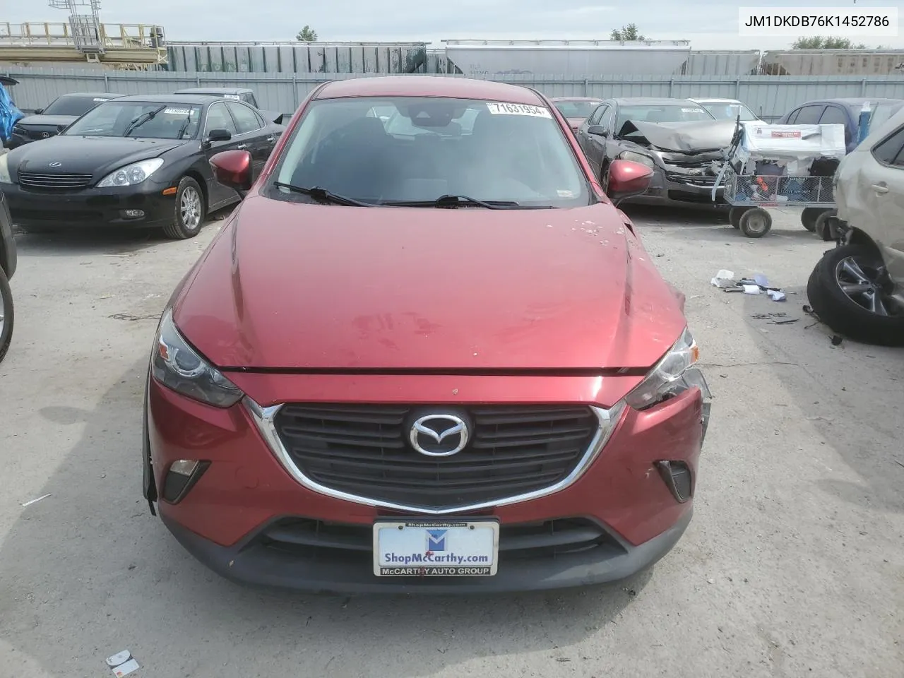 2019 Mazda Cx-3 Sport VIN: JM1DKDB76K1452786 Lot: 71631954