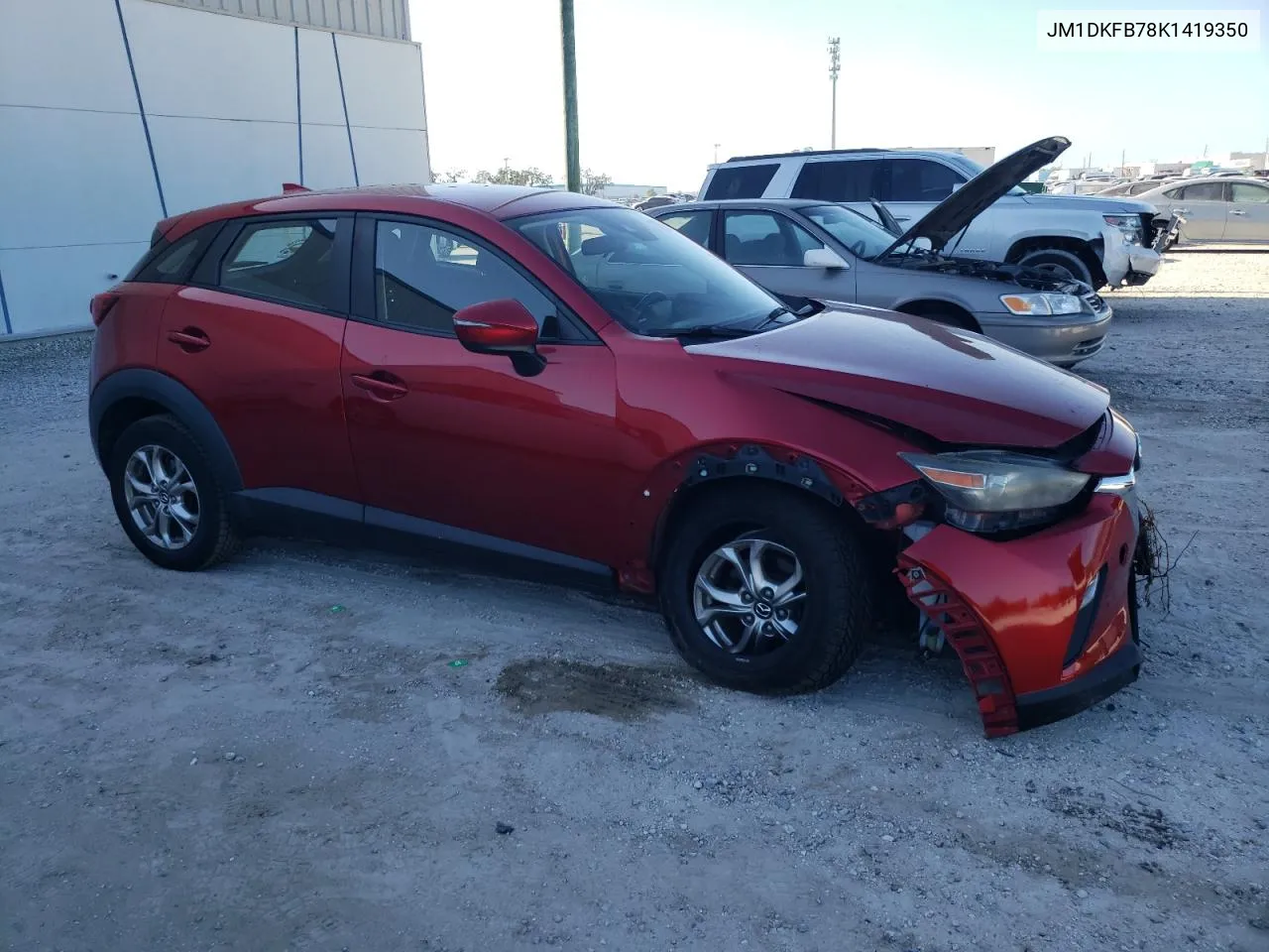 2019 Mazda Cx-3 Sport VIN: JM1DKFB78K1419350 Lot: 72061404