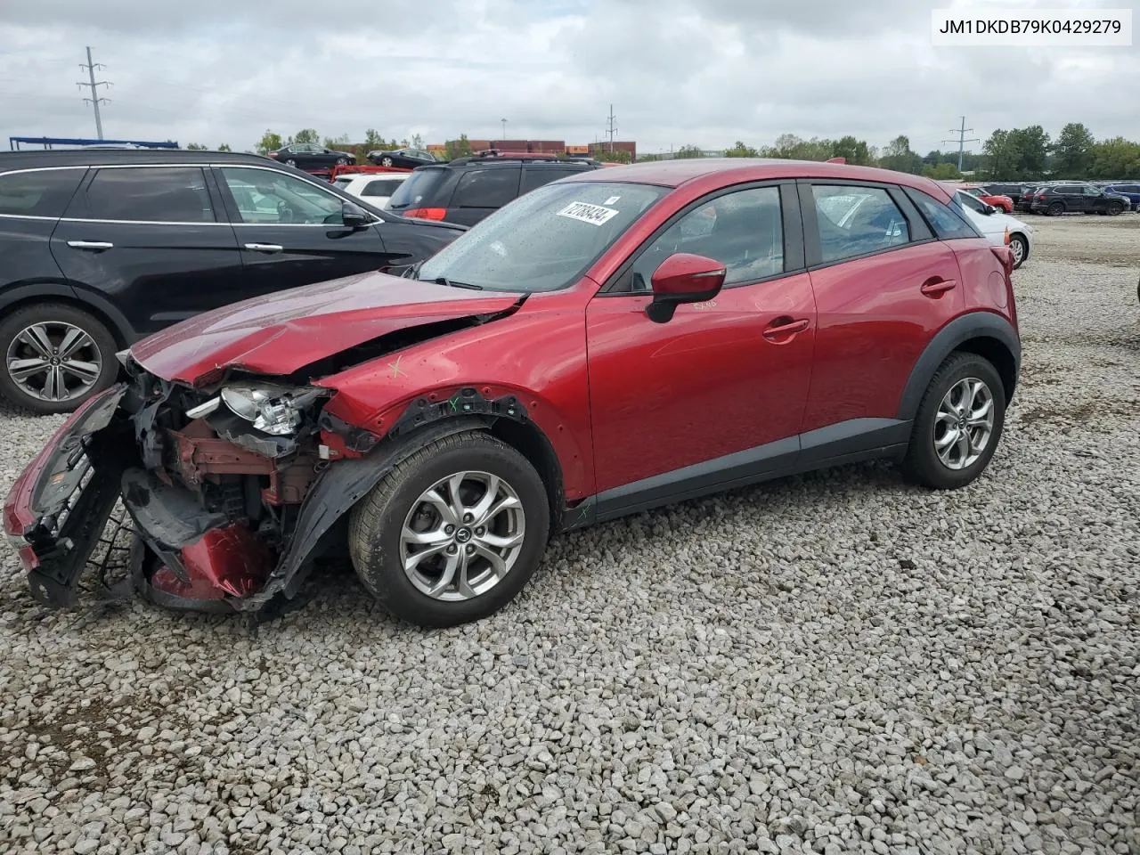 JM1DKDB79K0429279 2019 Mazda Cx-3 Sport