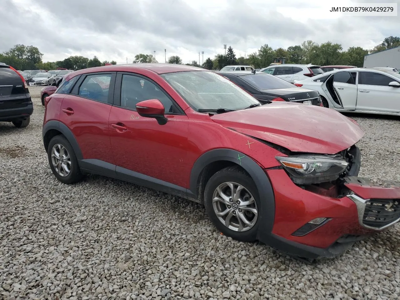 2019 Mazda Cx-3 Sport VIN: JM1DKDB79K0429279 Lot: 72788434