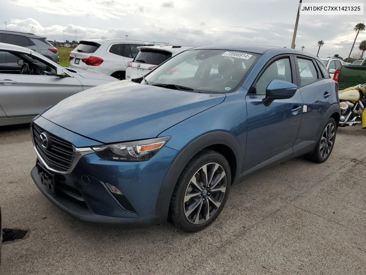 2019 Mazda Cx-3 Touring VIN: JM1DKFC7XK1421325 Lot: 73956914