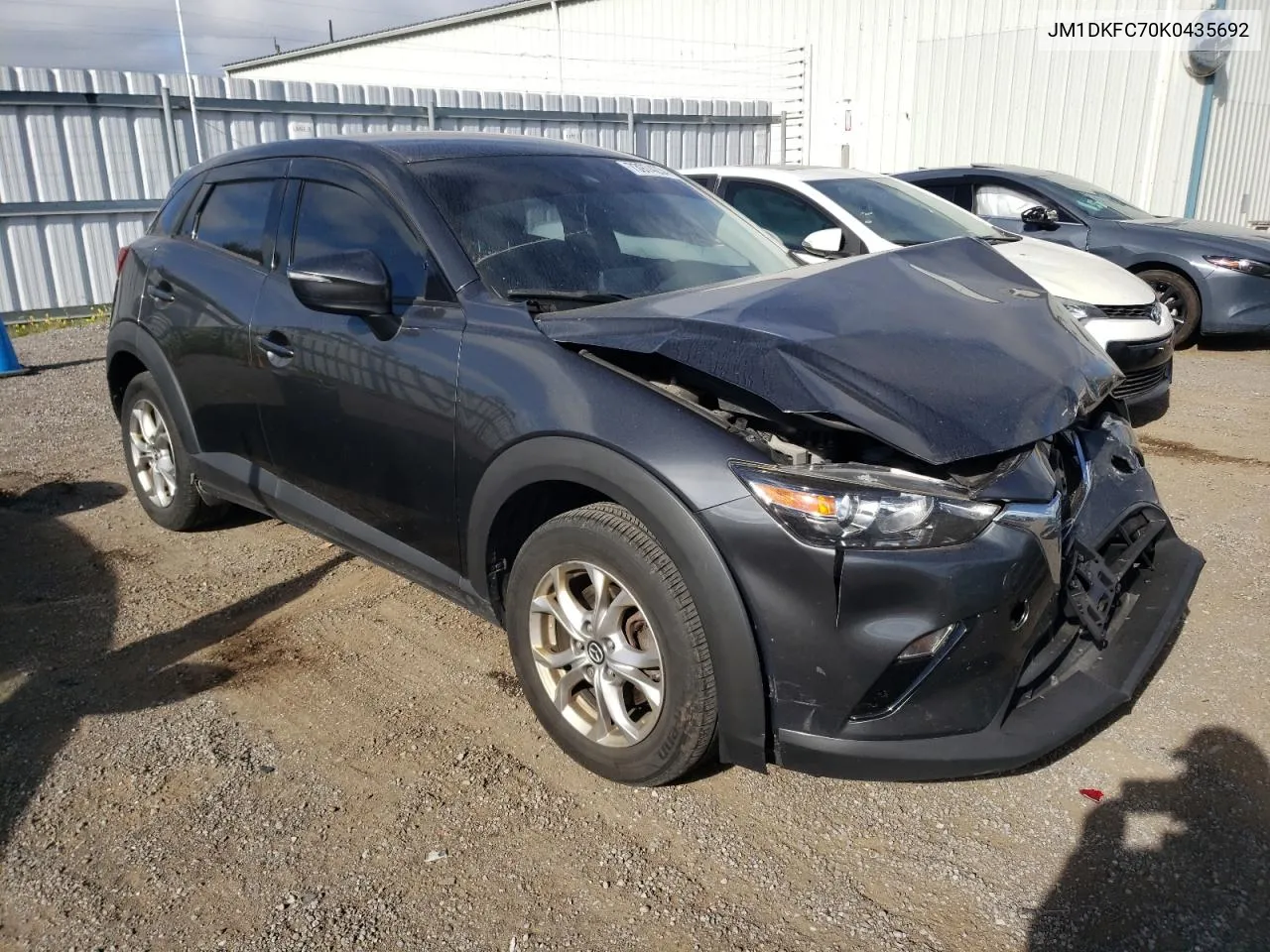 2019 Mazda Cx-3 Touring VIN: JM1DKFC70K0435692 Lot: 73974234