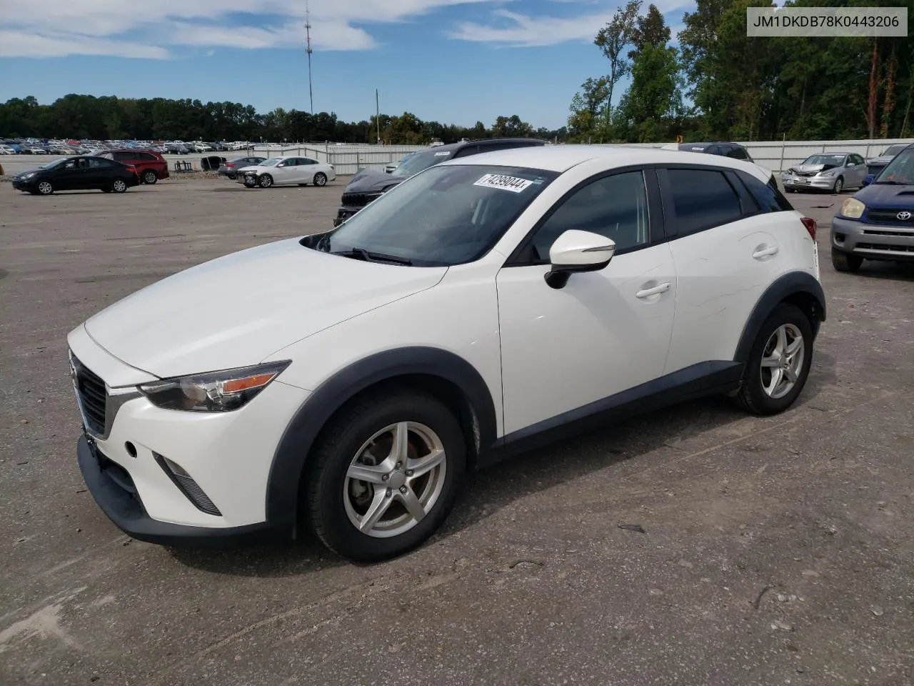 JM1DKDB78K0443206 2019 Mazda Cx-3 Sport