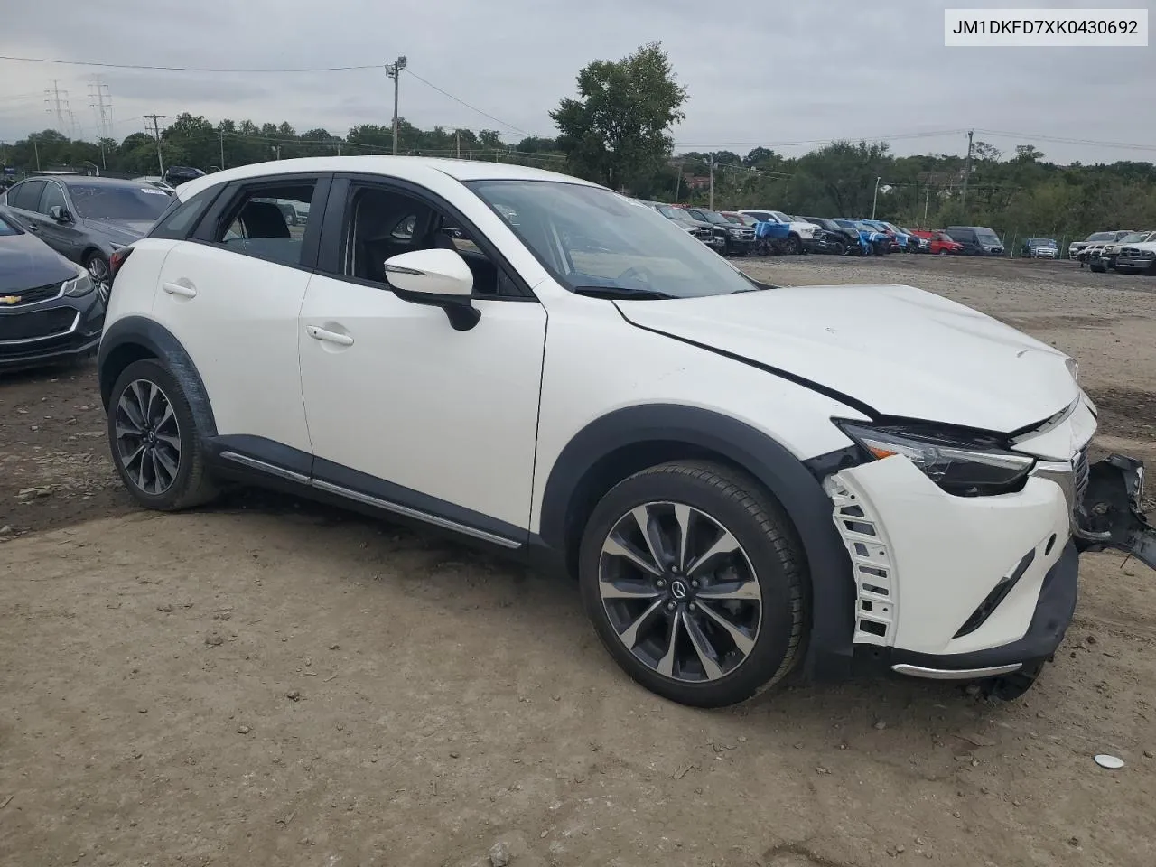 2019 Mazda Cx-3 Grand Touring VIN: JM1DKFD7XK0430692 Lot: 74738574