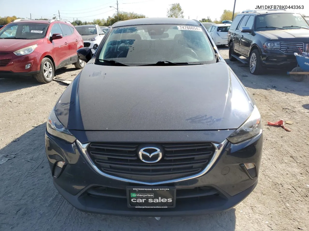 2019 Mazda Cx-3 Sport VIN: JM1DKFB78K0443363 Lot: 74760654