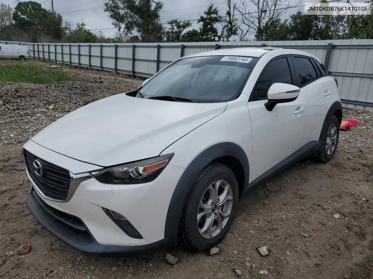 2019 Mazda Cx-3 Sport VIN: JM1DKDB76K1410103 Lot: 75082744