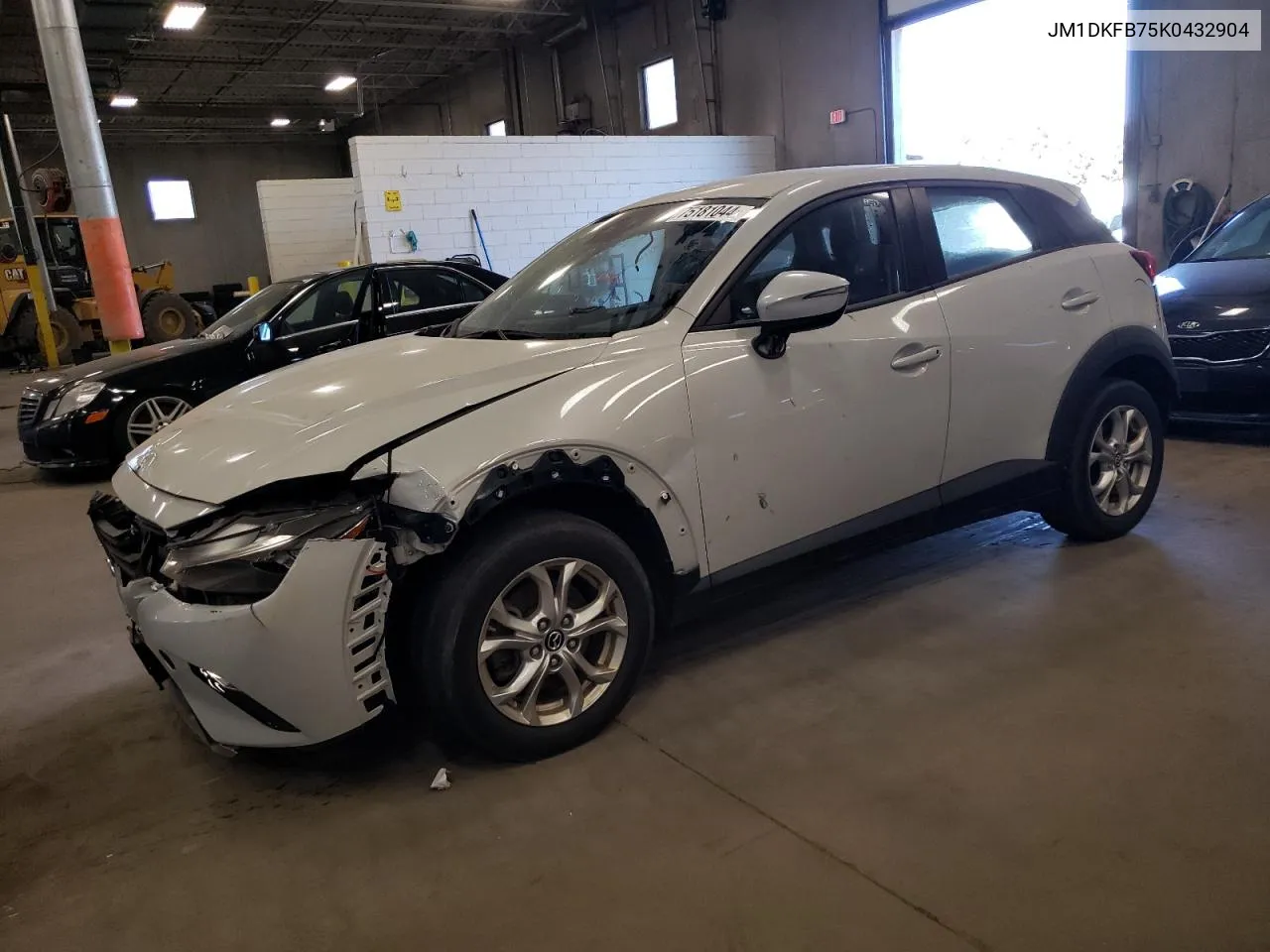 2019 Mazda Cx-3 Sport VIN: JM1DKFB75K0432904 Lot: 75181044