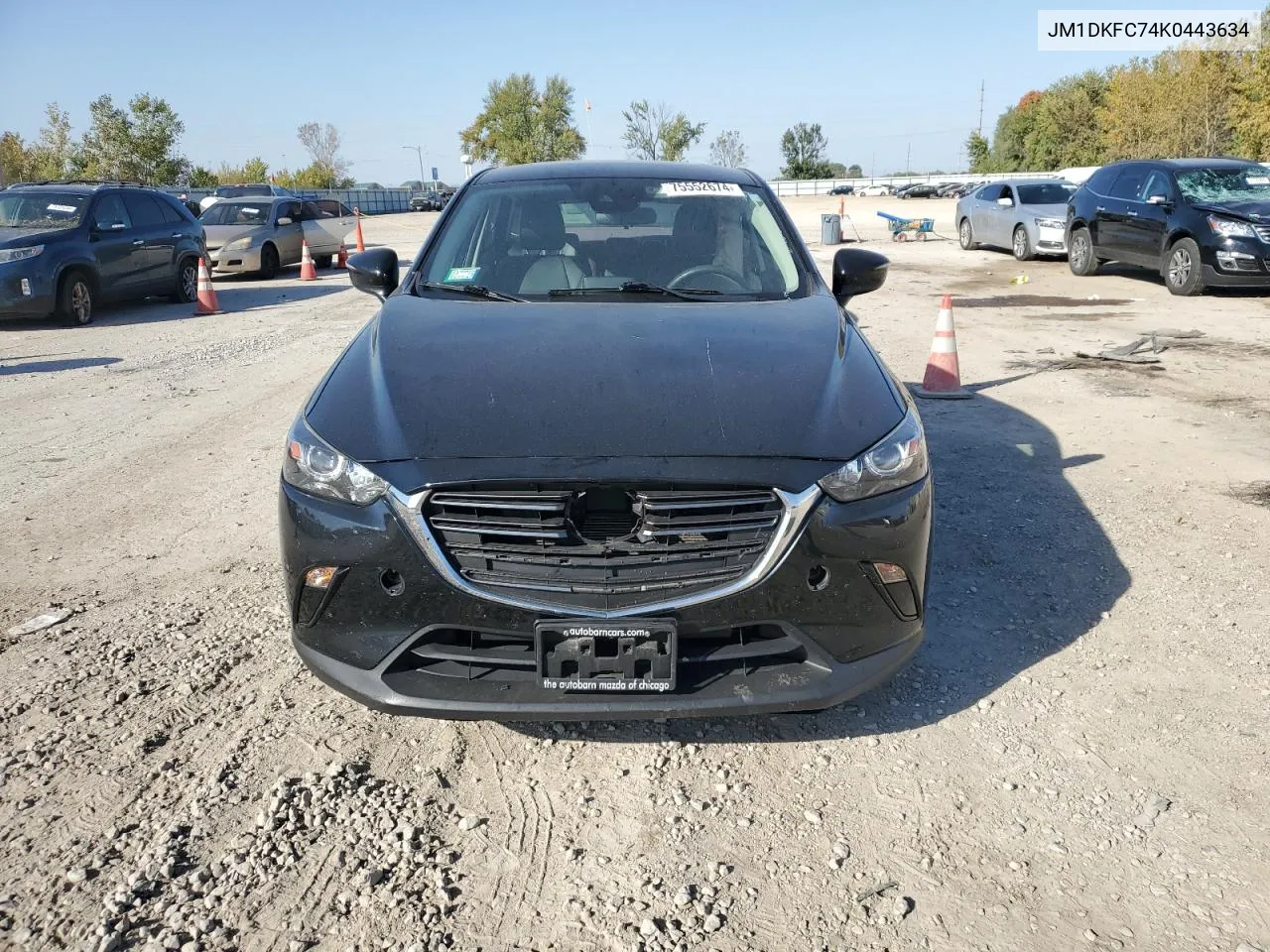 2019 Mazda Cx-3 Touring VIN: JM1DKFC74K0443634 Lot: 75552674