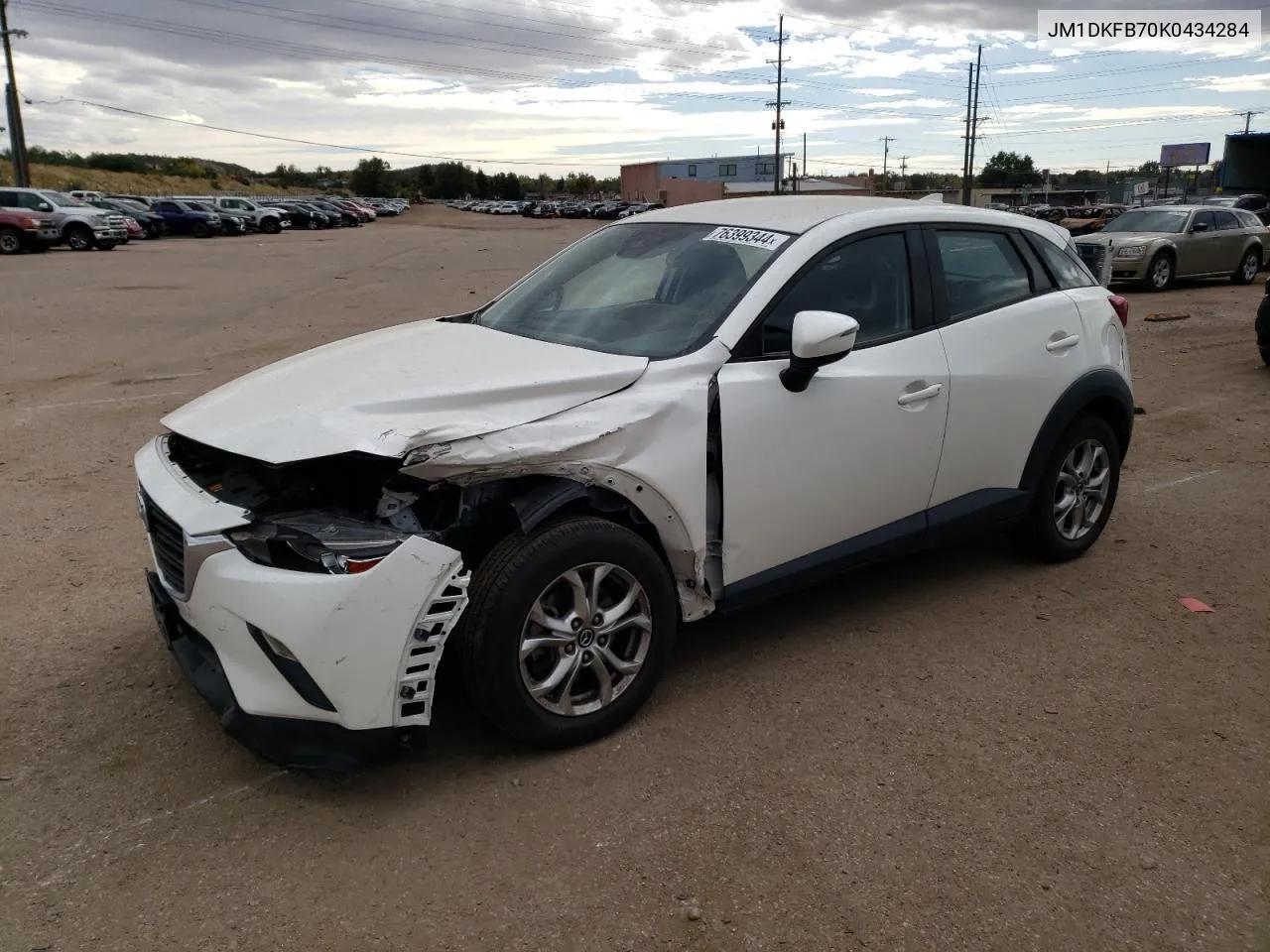 2019 Mazda Cx-3 Sport VIN: JM1DKFB70K0434284 Lot: 76399344