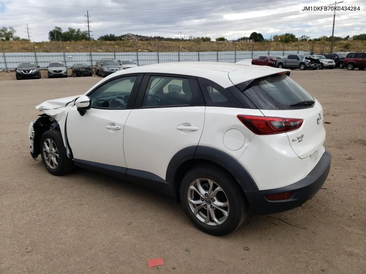 2019 Mazda Cx-3 Sport VIN: JM1DKFB70K0434284 Lot: 76399344