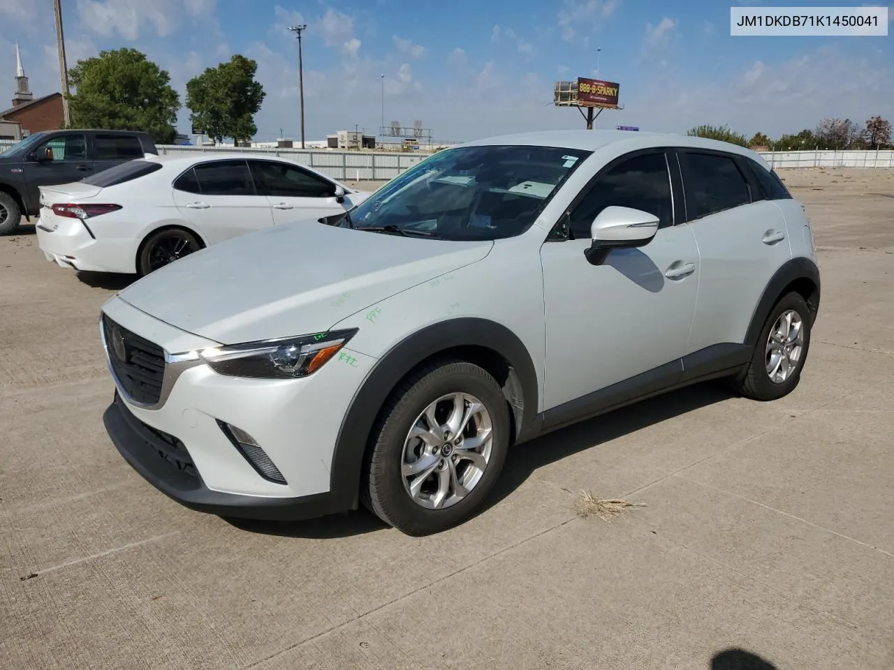 2019 Mazda Cx-3 Sport VIN: JM1DKDB71K1450041 Lot: 77108184