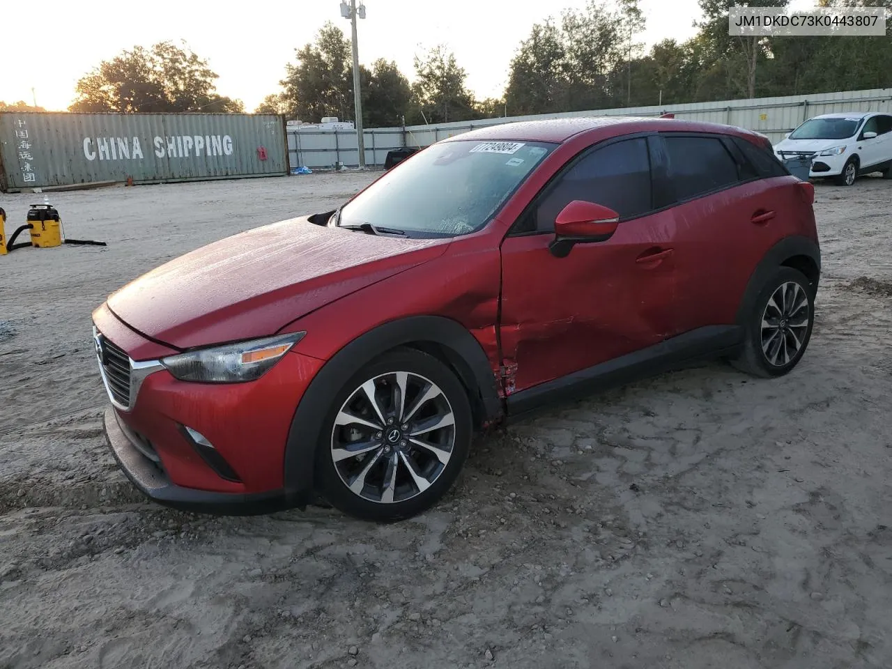 2019 Mazda Cx-3 Touring VIN: JM1DKDC73K0443807 Lot: 77249804