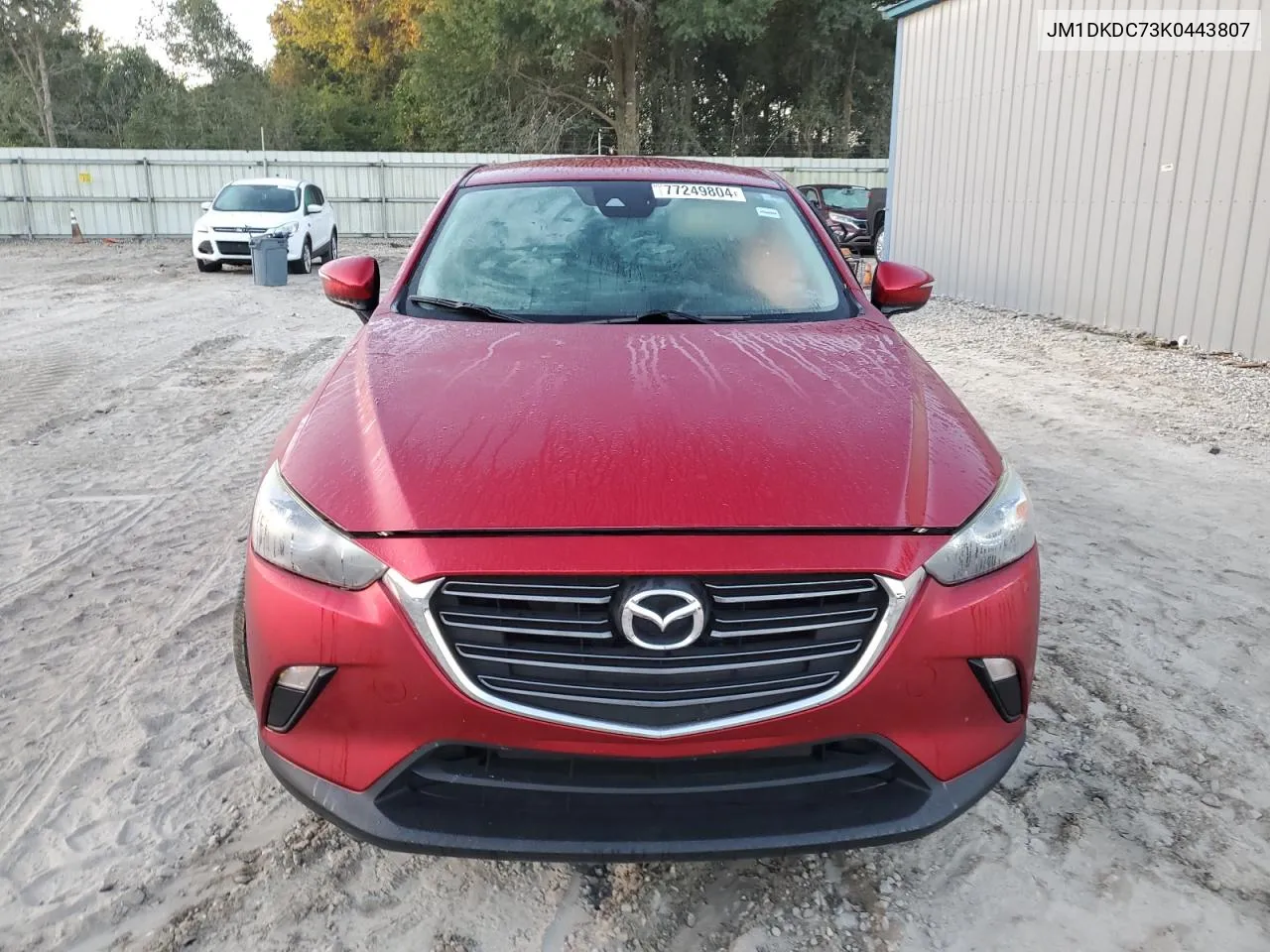 2019 Mazda Cx-3 Touring VIN: JM1DKDC73K0443807 Lot: 77249804