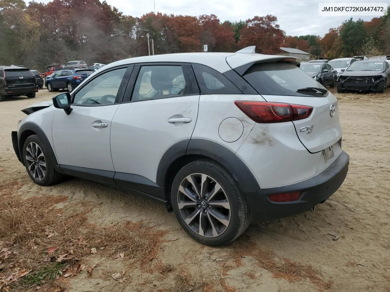 2019 Mazda Cx-3 Touring VIN: JM1DKFC72K0447472 Lot: 77451934