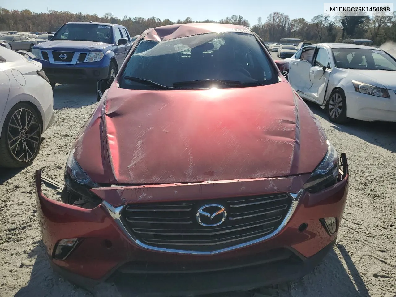 2019 Mazda Cx-3 Touring VIN: JM1DKDC79K1450898 Lot: 77978964