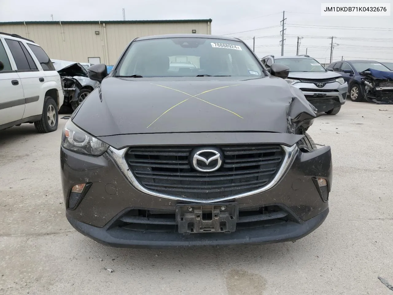 2019 Mazda Cx-3 Sport VIN: JM1DKDB71K0432676 Lot: 78888924