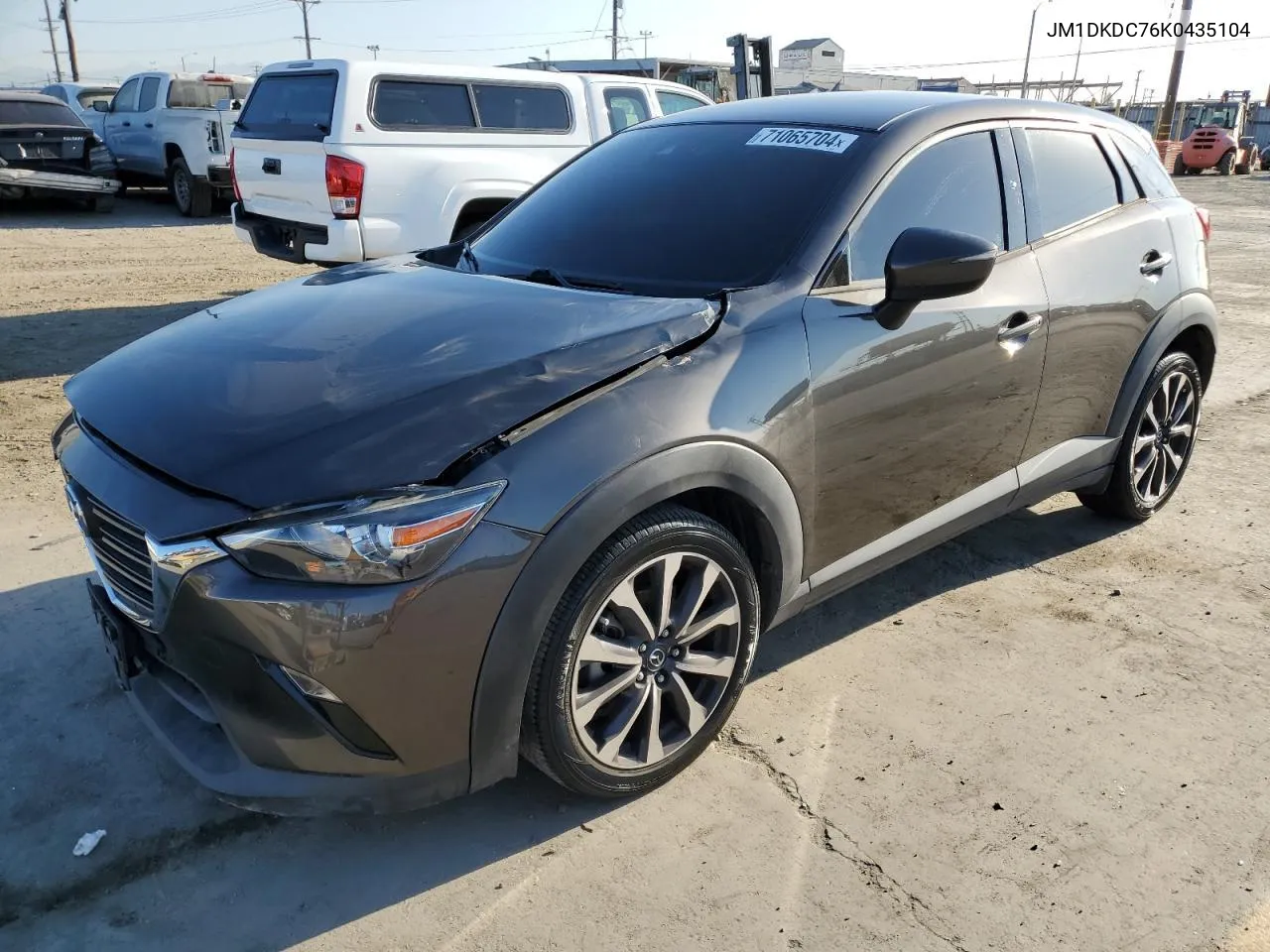 2019 Mazda Cx-3 Touring VIN: JM1DKDC76K0435104 Lot: 81283024