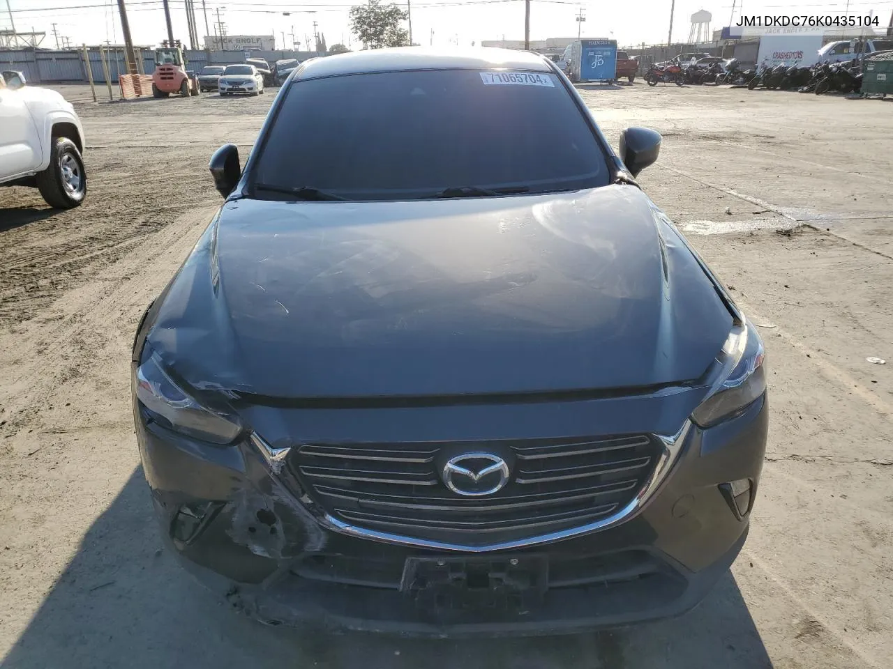 2019 Mazda Cx-3 Touring VIN: JM1DKDC76K0435104 Lot: 81283024