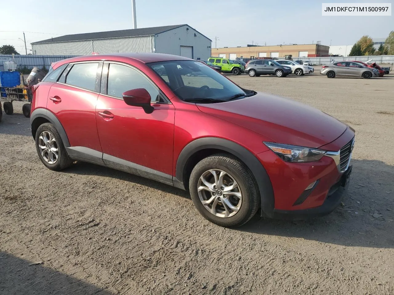 2021 Mazda Cx-3 Touring VIN: JM1DKFC71M1500997 Lot: 75393484