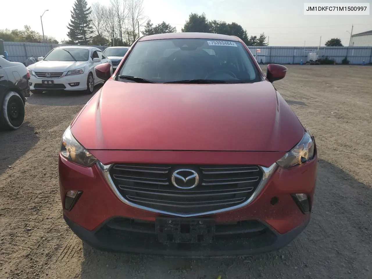 2021 Mazda Cx-3 Touring VIN: JM1DKFC71M1500997 Lot: 75393484