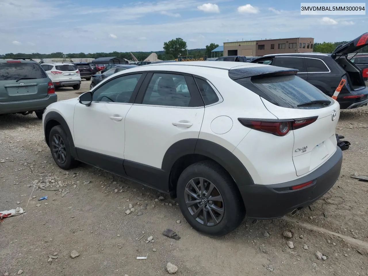 2021 Mazda Cx-30 VIN: 3MVDMBAL5MM300094 Lot: 59295924