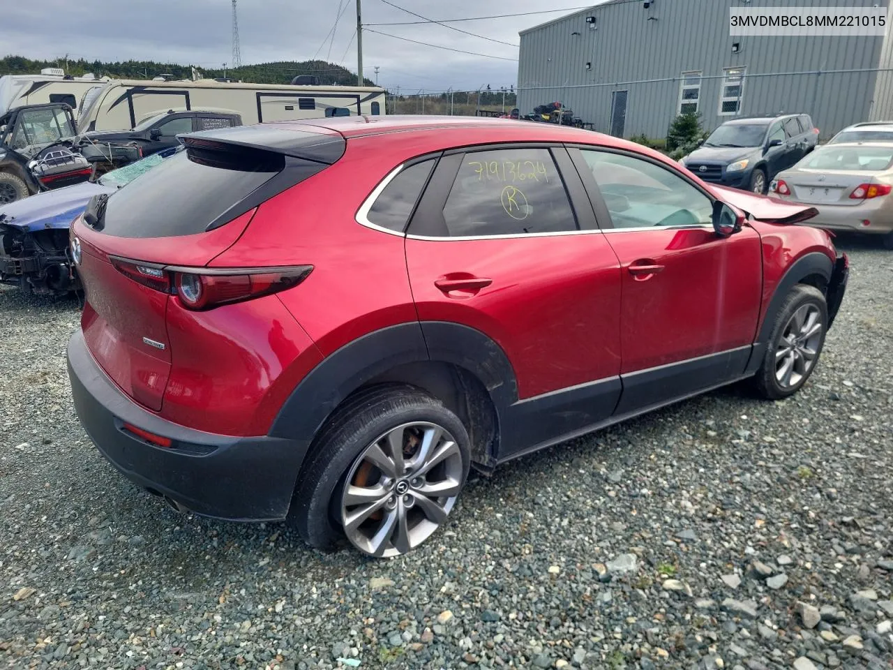 3MVDMBCL8MM221015 2021 Mazda Cx-30 Preferred