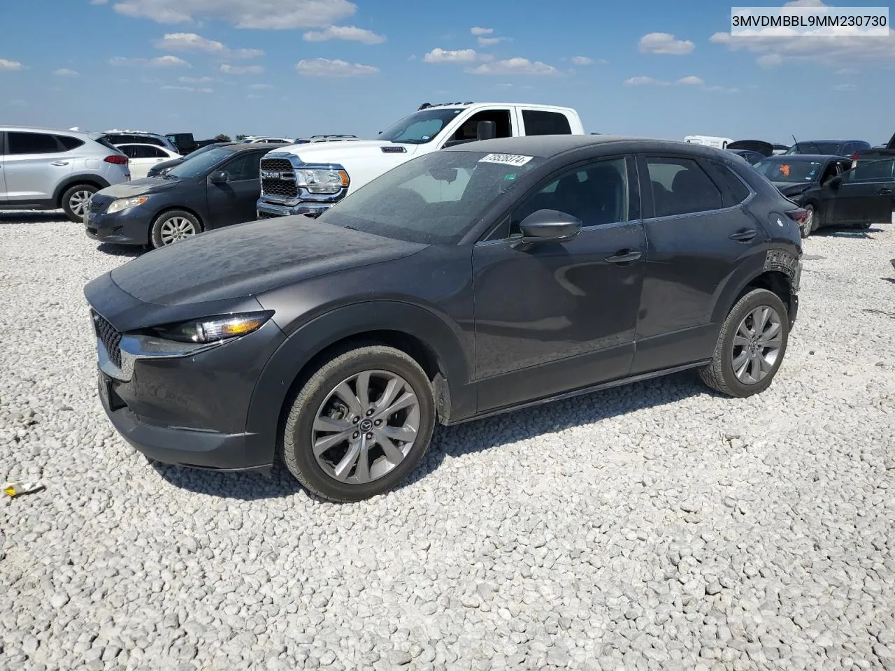 2021 Mazda Cx-30 Select VIN: 3MVDMBBL9MM230730 Lot: 73528374