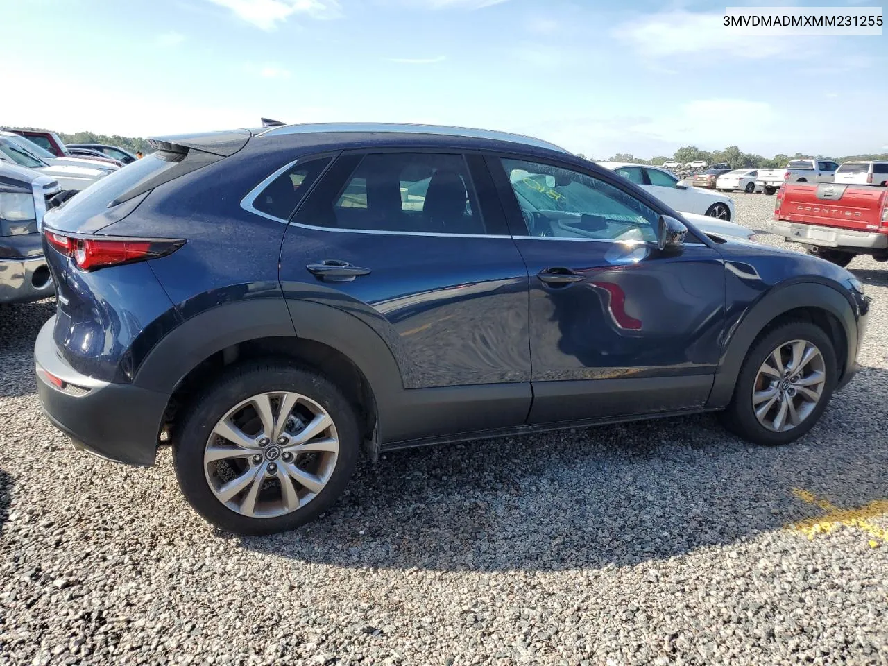 3MVDMADMXMM231255 2021 Mazda Cx-30 Premium