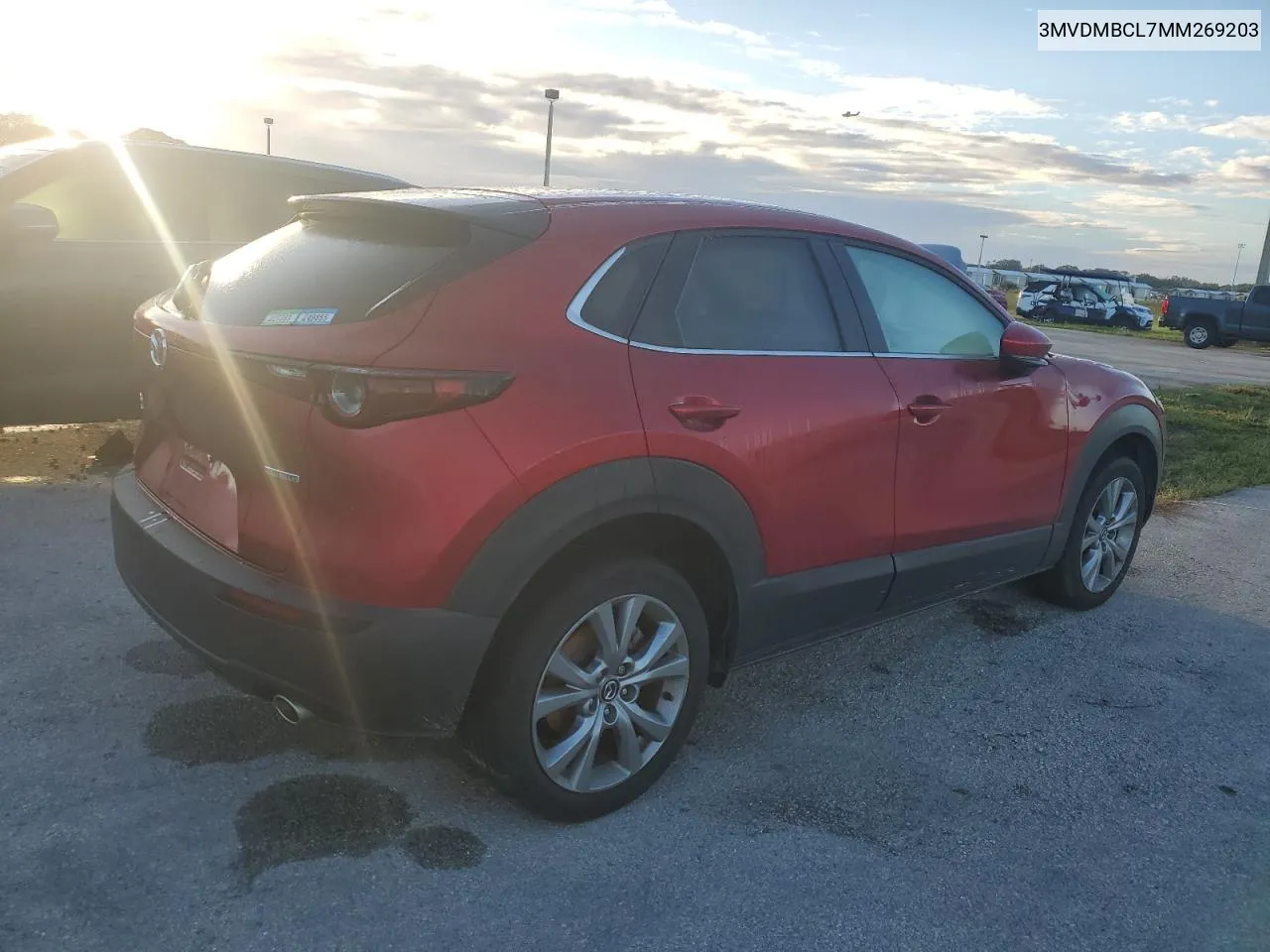 2021 Mazda Cx-30 Preferred VIN: 3MVDMBCL7MM269203 Lot: 73982794