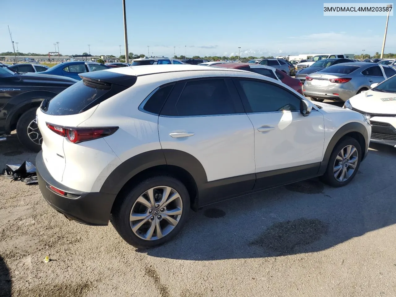 2021 Mazda Cx-30 Preferred VIN: 3MVDMACL4MM203587 Lot: 74572694