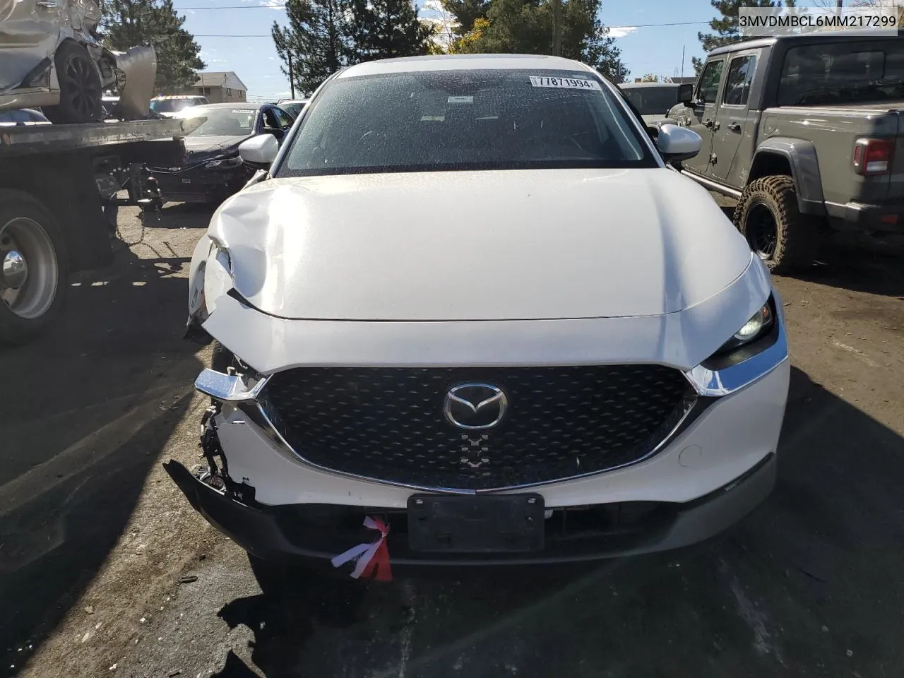 2021 Mazda Cx-30 Preferred VIN: 3MVDMBCL6MM217299 Lot: 77871994